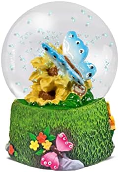 Waterglobe Butterfly from Deluxebase. Butterfly Snow Globe with Resin Figurine and Moulded Base. Great Home Globe Globe Decor,Ornaments and Gifts. (Design Randomly Selected from 2 Colours)
