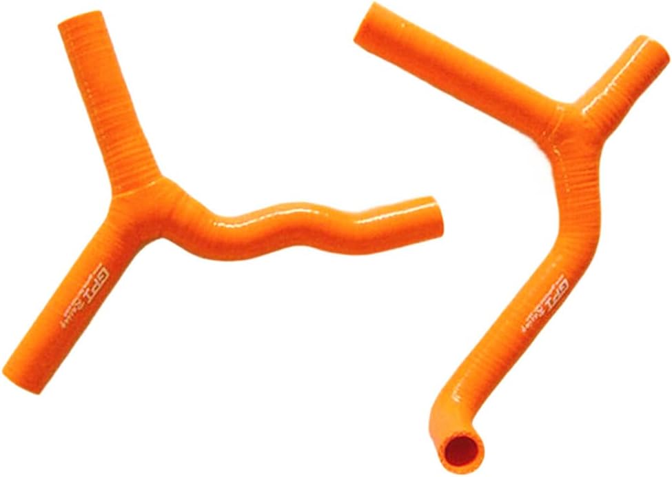 Silicone Radiator Hose Compatible With 2003-2012 KTM 85SX 105SX 85XC 105 XC (Orange)