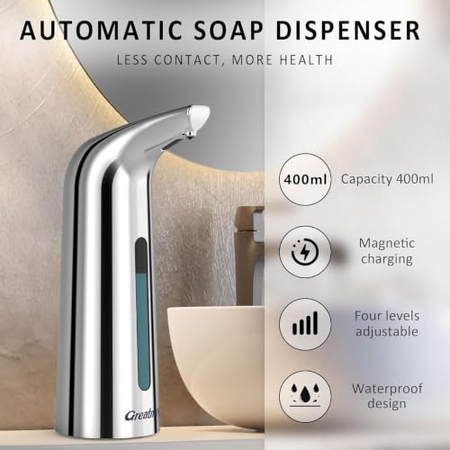Greatmay Automatic Soap Dispenser, Touchless Hand Wash ...