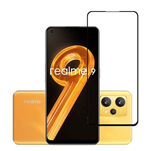 Image of STP FEEL Tempered Glass Compatible for Oneplus Nord CE 2 5G / Oppo Reno 7 SE 5 / Oppo A94 / Oppo A95 / Opppo F19 / F19S / F19 Pro / F19 Pro Plus / F21 Pro (6.4 Inch, Pack of 1) Full Screen Protector Guard