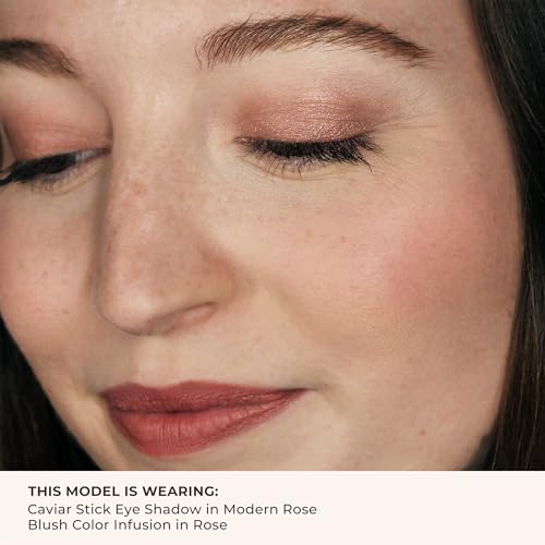 Laura Mercier Blush Color Infusion, 10 Hour Wear, Buildable Formula, Pressed Powder Blush for Cheeks, 0.2oz