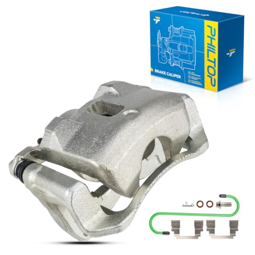 Image of PHILTOP Front Right Brake Caliper for 03-08 Corolla Matrix Vibe | Front Right Caliper. Fits 2003-2008 Toyota Corolla, Matrix & Pontiac Vibe. Replaces OE: 88970136, 88975879