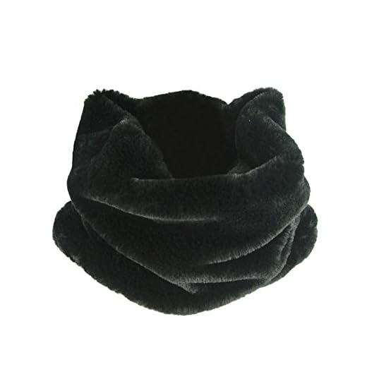 DELEY Unisex Pareja Otoño Bufandas Mujer Hombre Invierno Suave Espesado Elegante Moda Piel Sintética Fulares Chales Scarf Negro