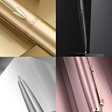 Parker Jotter XL długopis Grey Monochrome | matowa stal szlachetna końcówka medium | niebieski tusz | opakowanie typu blister