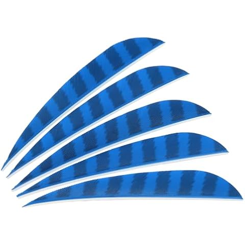 PATIKIL Shield Cut Vanes, 10 Pack 4 Inch Arrow Fletch Turkey Feather Fletch Right Wing Fletching Cover