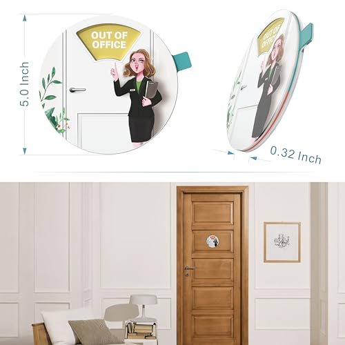 Büro Türschild, Bitte Nicht Stören, Bitte Anklopfen, Nicht Im Büro, Hereinspaziert und In Einer Besprechung Schilder, Perfekter Partner für Home-Office, Büro und Kabine (Assistent)