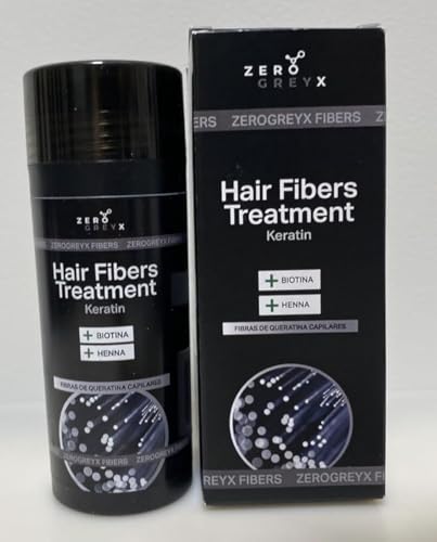 Fibras capilares con Queratina, Biotina y Henna. Keratin Fibers. Fibras capilares con aplicador 6 tonalidades de rubio, castaño, gris y negro. Fibras capilares aplicador 12 gramos.