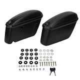 alforja rigida moto 【Fácil instalación】Estas alforjas universales para motocicletas se conectan a la motocicleta y normalmente se colocan a ambos lados de la rueda trasera.No está personalizado para ninguna motocicleta específica, por lo que verifique la compatibilidad de los tamaños de soporte y es posible que se necesiten modificaciones (soportes de instalación no incluidos).Se atornilla directamente y no requiere modificación.