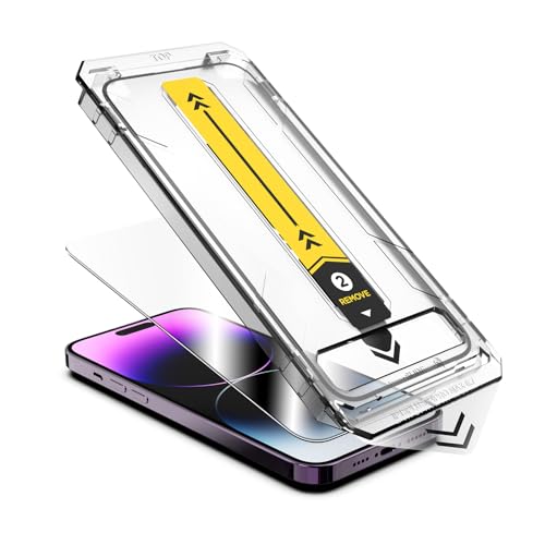 Silk Screen Dust-Free Room Tempered Film for iPhone 16/15/14/13, Suitable for iPhone 16 Pro Max Screen Protector, Upgraded High 