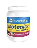 Keepgoing Bebida Isotónica en Polvo Sabor Frutos Rojos | Sales Minerales para Deporte | Electrolitos en Polvo | Isotónico para Ciclismo | Rápida Asimilación | 700g