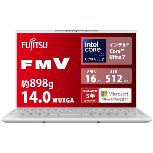 xm m[gp\R { FMV LIFEBOOK WU2/J3 (MS Office 2024/ԋ쓮obe/Win 11/14.0^/Core Ultra 7/16GB/SSD 512GB) UHV[Y AZ_WU2J3_Z708