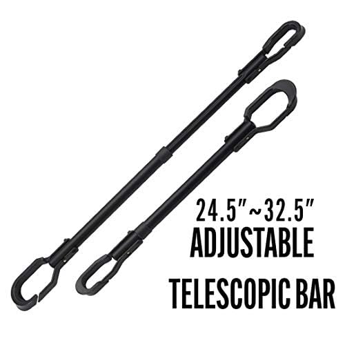 KAC Ride Bike Frame Adjustable Telescopic Bicycle Cross Bar, for Y-Frame, Dual Suspension & Cruiser Bikes, 2 Pack - Thumbnail 4