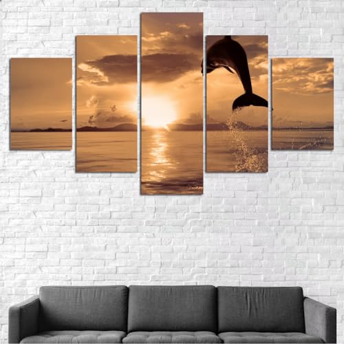 Impression sur Toile Plage Océan - Décoration Murale Maison Cadre 100x55 - 2
