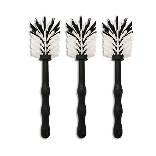 Das beliebteste Zubehör für den Thermomix® 13 24now 3er Pack Spülbürste mit Nylonborsten - ideal zum Reinigen von Mixtöpfen wie z.B. Thermomix ® TM5/TM31 und Mixtöpfe Anderer Hersteller - 3X in Schwarz