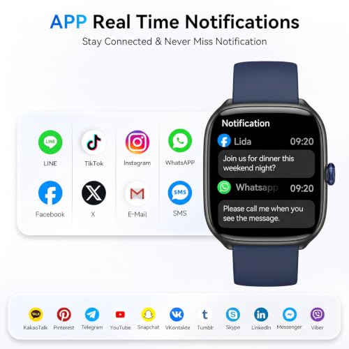 Smart Watch 3 Bands for Women Men, Bluetooth Call, 40mm AMOLED Fitness Watch for iPhone/Android/Samsung - image 5