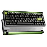 MelGeek MADE68 Ultra Wired Gaming Keyboard, Magnetic Keyboard with Hall Effect, 65% Compact Rapid Trigger, Hot-Swappable, RGB Snap Tap & Adjustable Actuation, Online HIVE Custom, Aluminum Case-Green