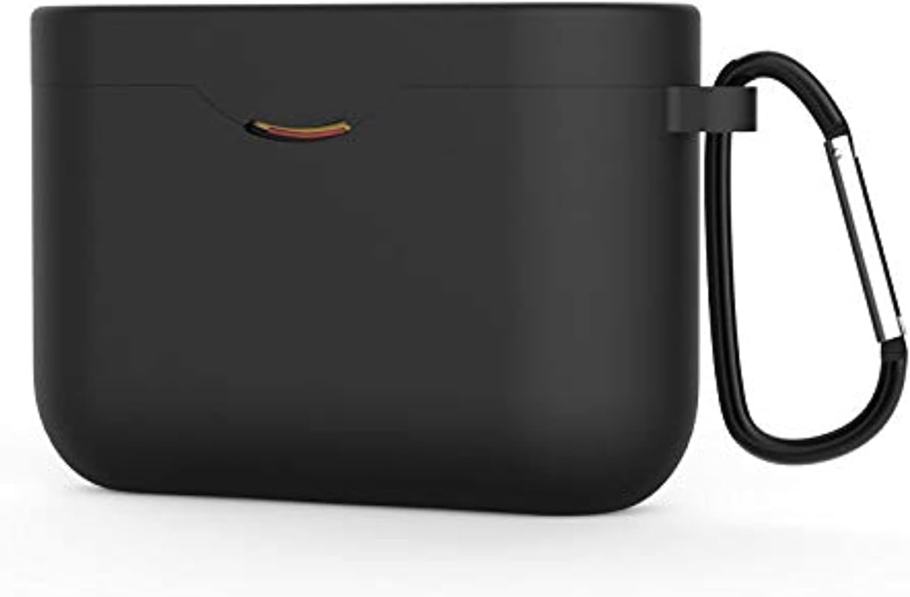 Silicone Case Replacement for Sony WF-1000XM3 Full Body Soft and Flexible,Anti-Scratch,Shock Resistant Silicone Case (Black)