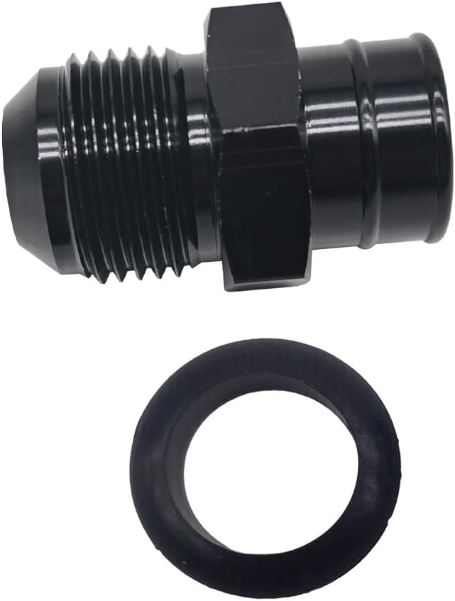 10AN Push-In Fitting Adapter for GM LS Engines Valve Cover Grommet 34-010LS - Aluminum AN10 Connector Replacement