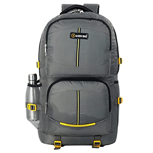 AXEN BAGS RUCKSACK 65Ltr Trekking Hiking Backpack Travel Backpack Mountaineering Rucksack Rucksack - 65 L (RS1 Grey)