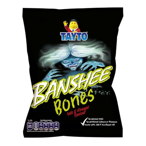 Tayto Banshee Bones Salt And Vinegar Snacks, 1.48 oz, Pack of 8 image 2