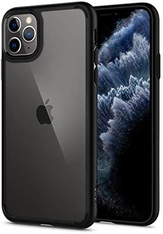 Spigen Ultra Hybrid Back Cover Case for iPhone 11 Pro, Durable Hybrid Structure, Air Cushion Technology - Polycarbonate + TPU | Matte Black