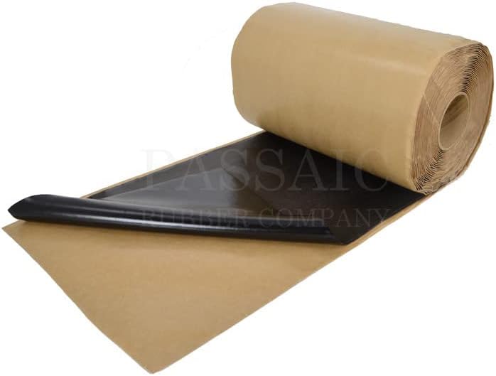EPDM Peel and Stick Roofing Patch with Butyl Sticky Back Adhesive Coating 12 Inch X 50 Feet X .060 Inch