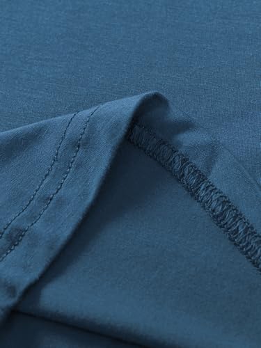Image of Latuza Men's Bamboo Viscose Button Down Pajama Shirt 2 Pack