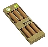 eco nature - Bolígrafos de tinta - University Essentials - Bolígrafos de escritura a mano - Multipack - Bolígrafos Pack de 3