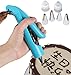 SCStyle Cake Decorating Pen Tool Kit Pastry Bag DIY Cake Deco Tools Kit Pastry Icing Pen Piping Kit Bags(Blue)