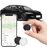 2 Pack GPS Tracker for Vehicles Work with Find My (iOS Only)Real Time Mini Car Air Tracker Tag Global Car Hidden Locator Tracking Device Item Finder No Monthly Fee or Subscription No SIM Card Required