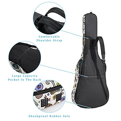 Housse guitare imperméable fermeture éclair contre pluie et rayures - 3