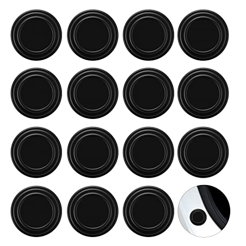 15 Pcs Almohadilla de Silicona para Puerta de Coche, Juntas de Amortiguadores para Puerta de Coche, Pegatina de Silenciador Acústico para Puerta, Protección de Borde Junta Anticolisión Cover