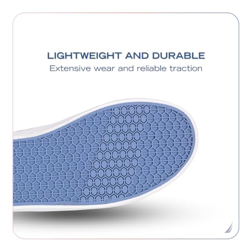 Nautica Girls Casual Fashion Shoes – Comfortable Platfrom Lace Up Walking Tennis Street Sneakers for Kids – Breathable, Lightweight & Flexible-Scott-White Pearl-Size 1 by Nautica - Used condition - Image 5