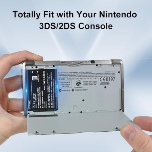 CTR-003 배터리, 닌텐도 3DS 2DS 게임 콘솔용, 닌텐도 올드 3DS, 2DS, 2DS XL용 3800mAh 업그레이드 대용량 배터리 교체품, 수리 도구 키트 포함(새로운 3DS, 3DS XL용 아님) — 사진 3