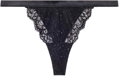 Women'secret Tanga Sequins Lace Collection Brief Mujer (Pack de 1)