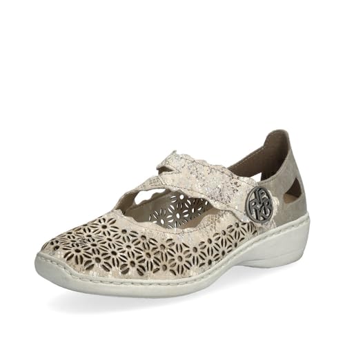 Rieker 413G4 Doris Mary Jane Women's Shoes - Supportive Shoes with Secure Strap, Soft Cushioning & Lightweight - Durable Sole for All-Day Wear