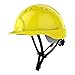 Produktbild Evo3 C+ Helm GELB, Schutzhelm für Monteure JSP mit 4-Punkt Kinnriemen und RADVERSCHLUSS