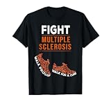 Fight Multiple Sclerosis MS Awareness Warrior Ribbon T-Shirt