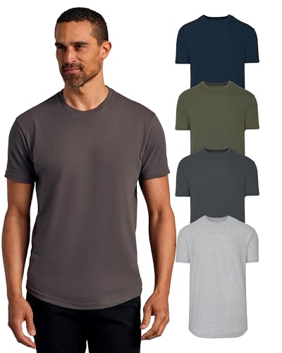 True Classic Men's Curved Hem T-Shirts