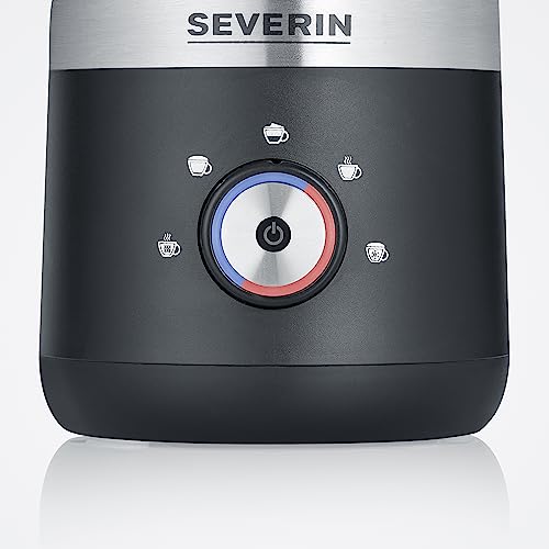 Miniatura 4 de Severin Espumador De Leche Por Inducción, 550 W, 300 Ml, También Para Calentar, Espumar Y Derretir Chocolate, Acero Inox Cepillado, Negro, Sm 3588