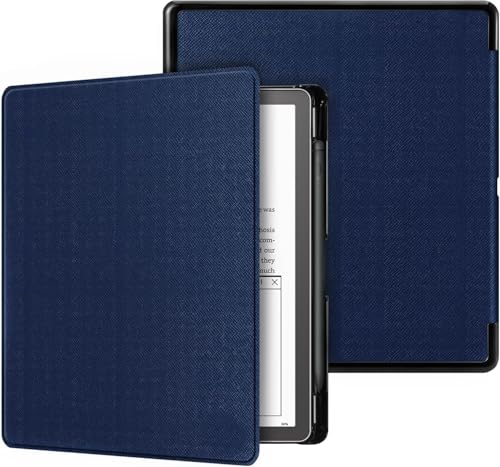 Image of ProElite Case Cover for Kindle Scribe 10.2 inch Case, Slim Smart Flip case Cover for Amazon Kindle Scribe 10.2 inch with Pen Holder, Dark Blue