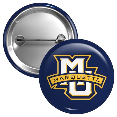 Marquette Golden Eagles Large 3-Inch Button Pin Officially Licensed Collegiate Product