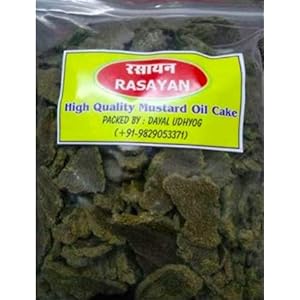 Rasayan Merk – Mosterd Olie Cake – Multifunctioneel Super Voedsel voor Alle Planten – Voor Gezonde Planten en Bodem – Ideaal voor Huis en Terras Tuinen – Vee – 1,9 Kg