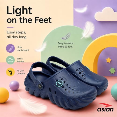 Image of ASIAN Kid's Casual Walking Daily Used Clogs & Slipper with Lightweight Design Clogs & Slippers for Boy's & Girl's
