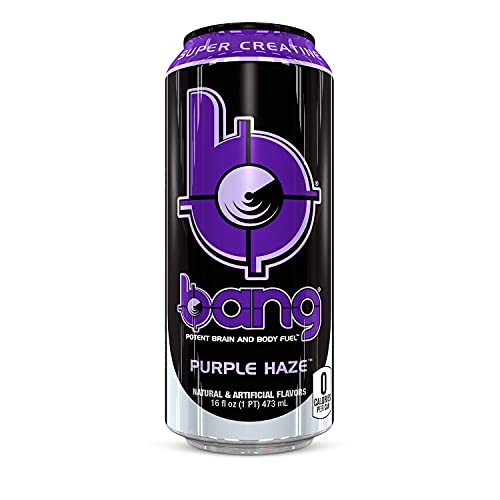 Gourmet Kitchn Bang Energy Variety Pack - Sour Heads, Blue Razz, Purple Haze And Cherry Blade Lemonade - Ultra Coq10 - 2 Pack (16Oz / 24Pk Each), Total 48, 2 - Pack (48 Energy Drinks) #TOP4