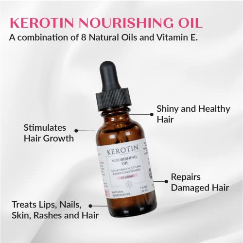 Nourishing Hair Oil -Nine natural organic oils blended with Argan Oil. Repairs Damage, Controls Frizz, Eliminates Split Ends & Smoothens Skin - Stimulates Healthy Hair Growth