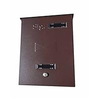 Cassetta Lettere Moderna Julia - Grigio Antracite 37x37x11 Con Portagiornali - Foto 6