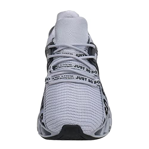 UMYOGO Mens Road Running Shoes Mesh Breathable Sneakers Lightweight Fashion Sports Gym Athletic Shoes - Thumbnail 3