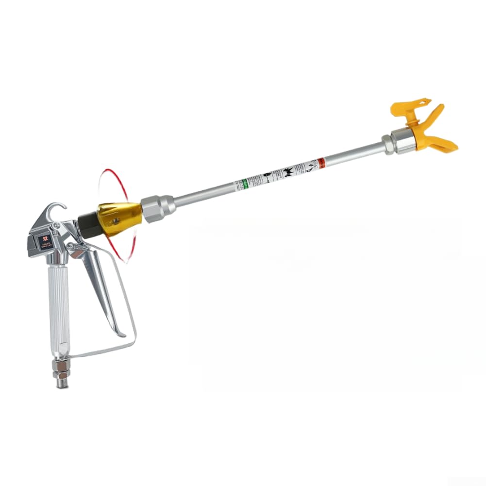 Giratoria 360 Grados con para filtro para Riego Jardín - Aleación para ajuste Manual Sin Herramientas para Agricultura y Control Plagas 9x2.3cm(50cm Long Rod)