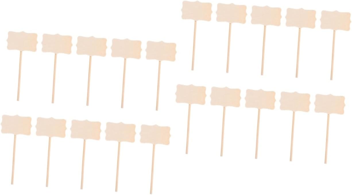VILLCASE 40pcs Wooden Blank Insert Cards for Easter Decorations Fun Indoor Crafts for Family Gatherings and Boys and Girls Activities Smooth for Easy Painting and Personalization